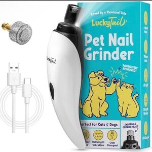 Lucky Brand Pet Nail Grinder - Black and White